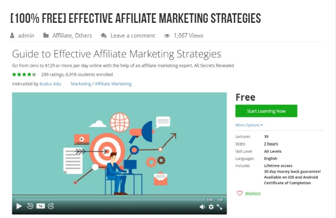 Top Affiliate Marketing Courses 2020