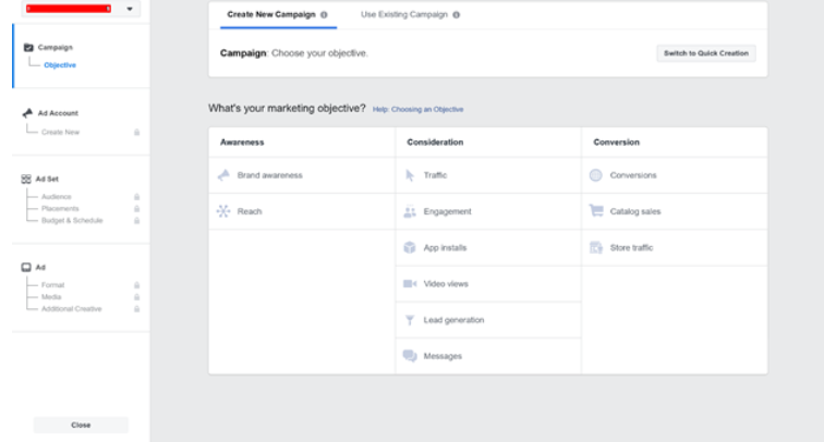 How to launch ad campaign on Facebook