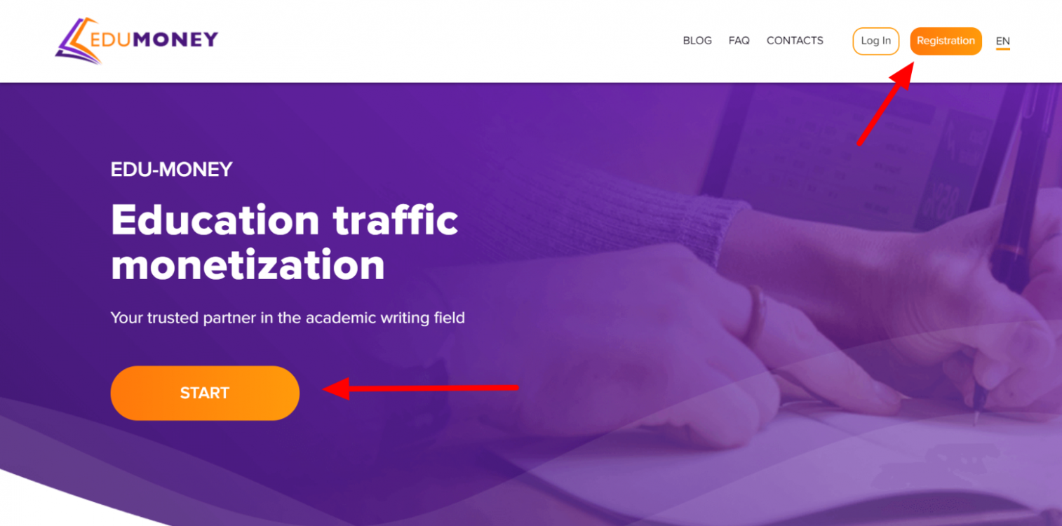 Monetization of Traffic with Education