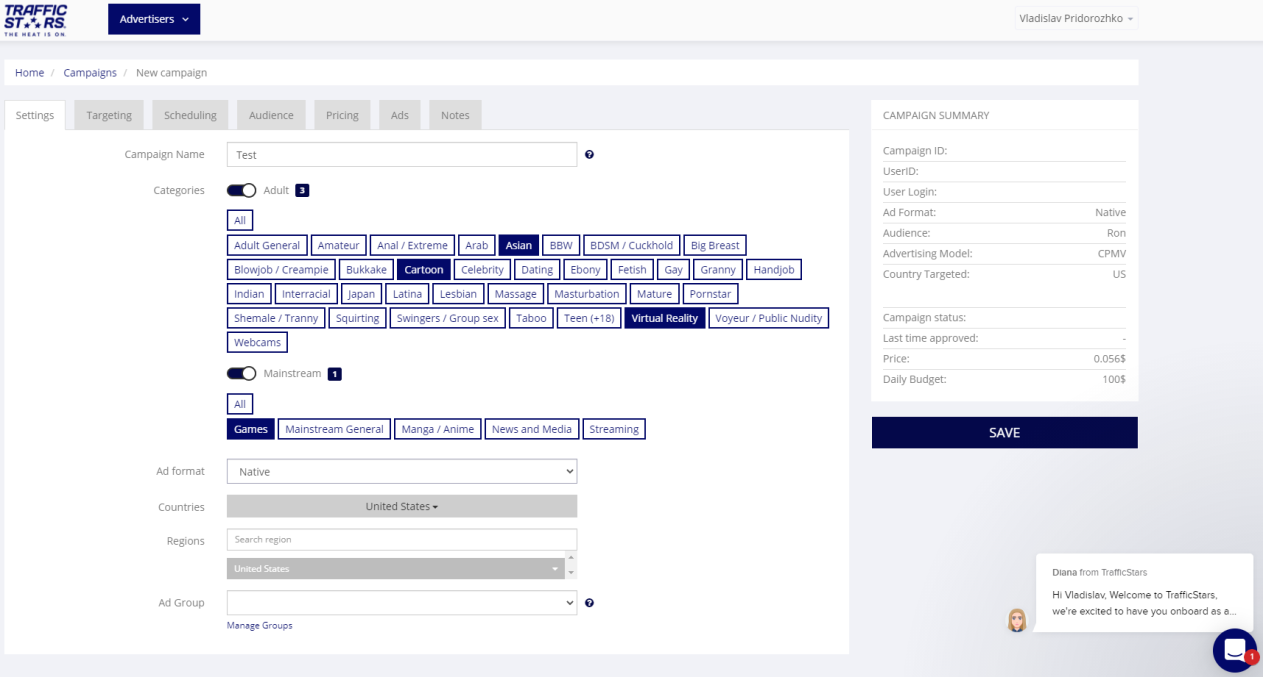 High-Quality Adult Traffic Without Bans TrafficStars Review photo image