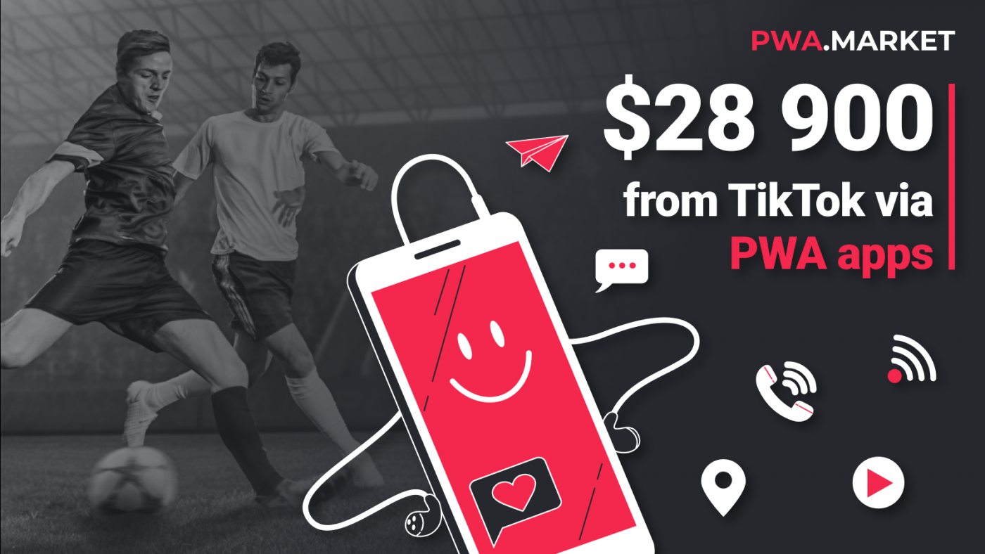 Case study – $28 900 on TikTok through PWA apps