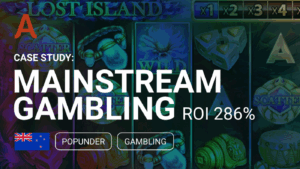 Affiliate Marketing Case Study: 286% ROI With Adsterra Popunder for Mainstream Gambling Vertical