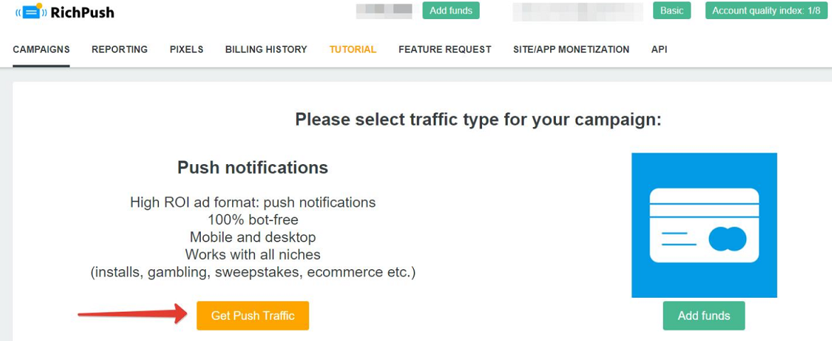 High-quality Push Traffic High-quality Push Traffic
