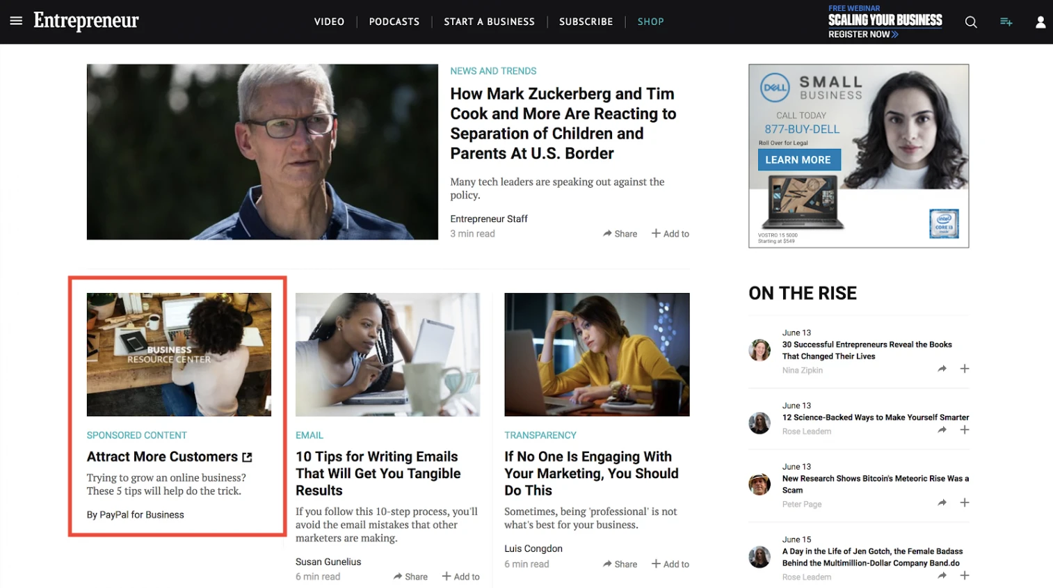 Native ads Native ads