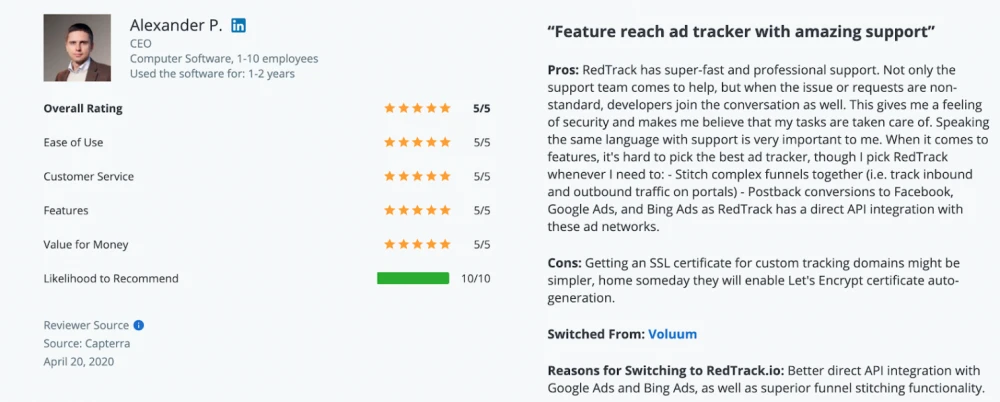 RedTrack Review RedTrack Review