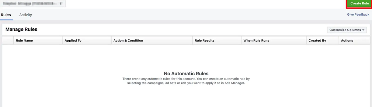 How to use Facebook automated rules