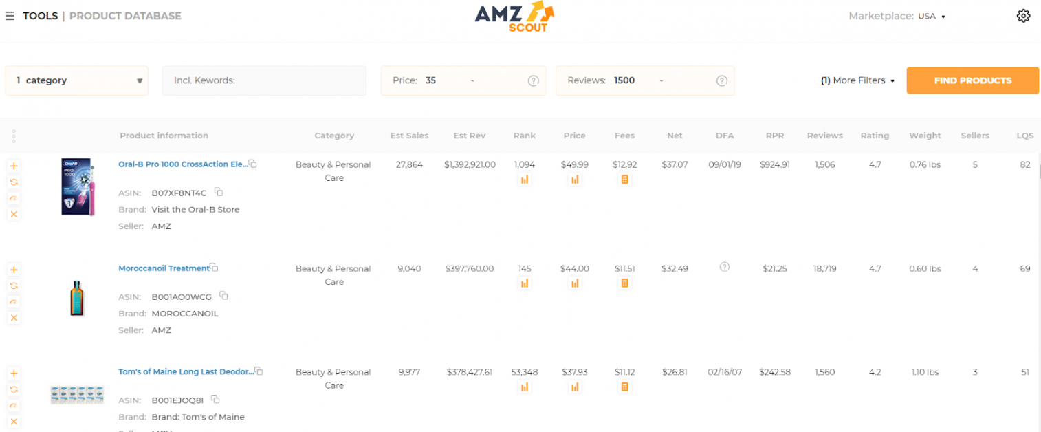Products for Amazon Affiliate Marketing