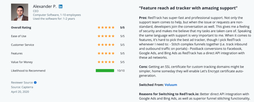 RedTrack Review