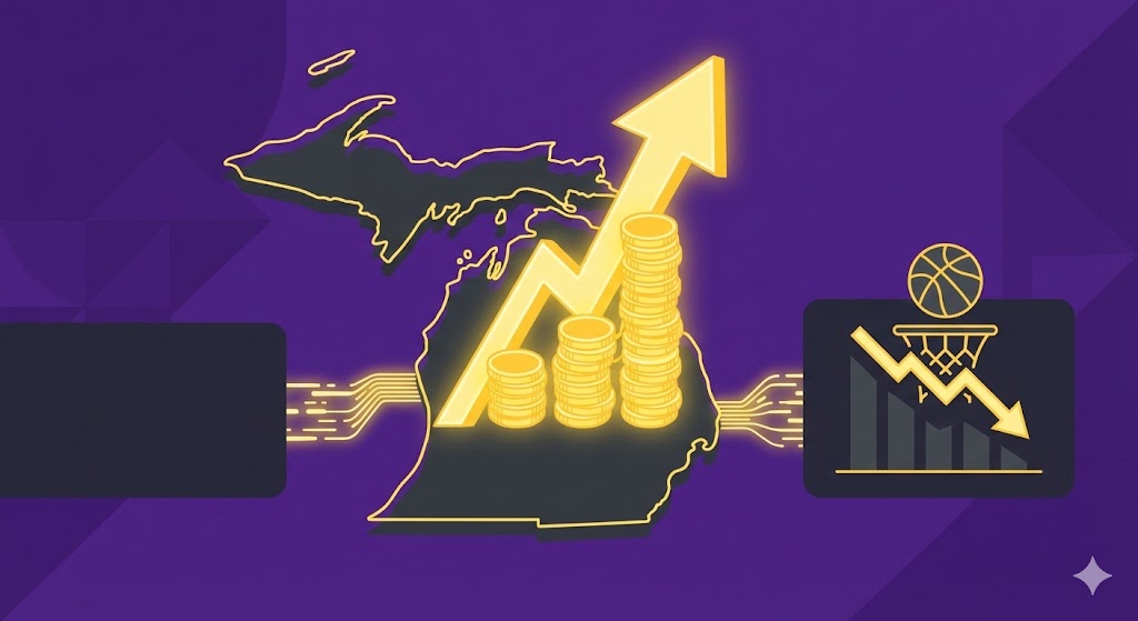 Michigan Online Gambling Revenue Climbs in January